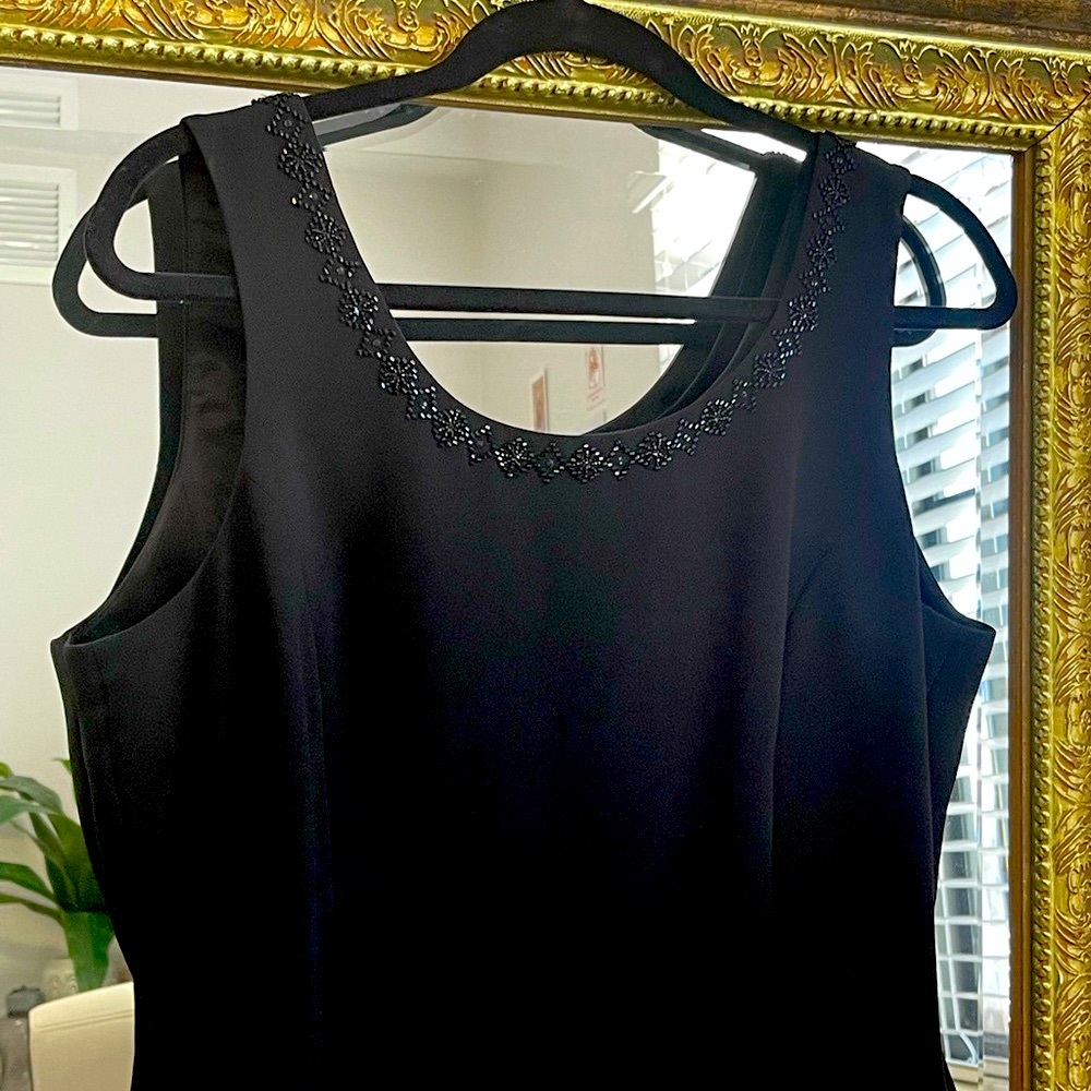 Albert Nipon | Evening Black Blouse | Accent Women's | Size 12